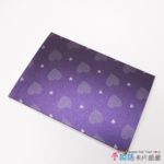 purple-heart-01愛說話錄音卡片-炫光愛心紫，開合式錄音卡片禮物