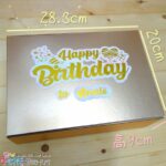 「溫馨紀念生日盒」- 將你們之間重要的紀念日錄製下來，放進這個生日盒中，成為一份最能表達你們之間感情的生日禮物。適合送給夫婦、情侶、好友等。